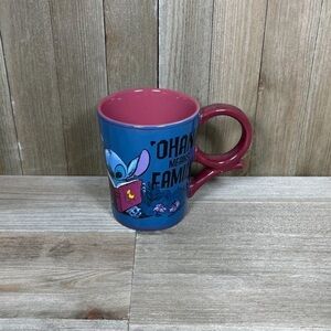Disney Parks Stich Ceramic Coffee Mug Ohana Means Family